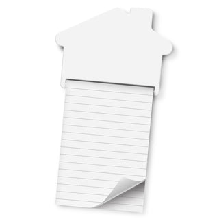 Agogo Magnetic House Memo Pad - A7 (White)