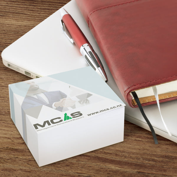 Quire Memo Cube Note Pad - 400 Leaves (White)