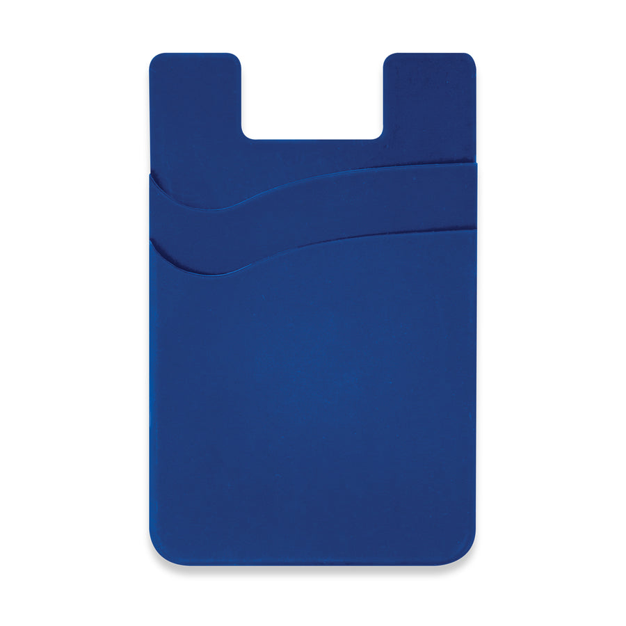 Cipher Dual Silicone Phone Wallet (Dark Blue)
