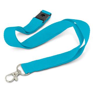 Agogo Glow in the Dark Logo Lanyard (Light Blue)