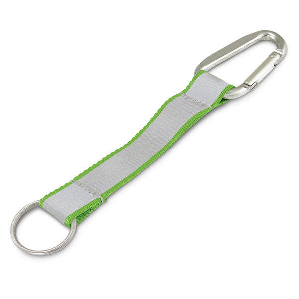 Bright Reflector Key Ring (Bright Green)