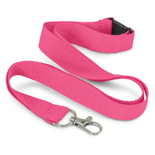 Eco RPET Lanyard (Red) — Pink