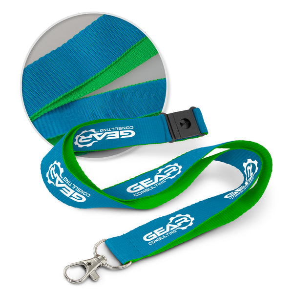 Twin Duplex Lanyard (White)