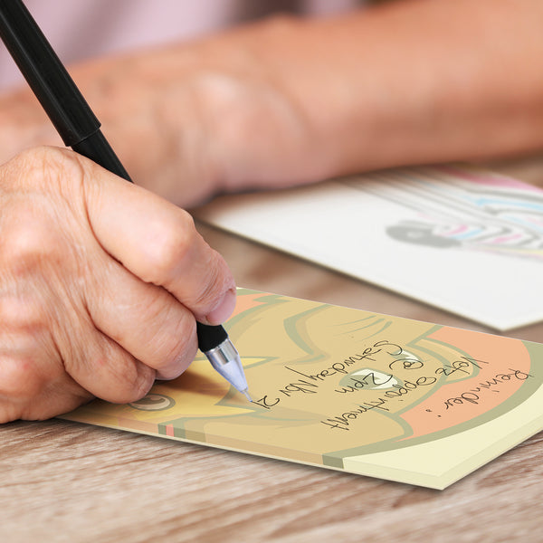 Folio 90mm x 160mm Note Pad - Full Colour (White)