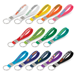 Agogo Silicone Key Ring - Debossed (Navy)