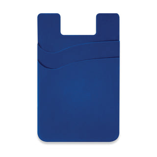 Agogo Dual Silicone Phone Wallet - Full Colour (Dark Blue)