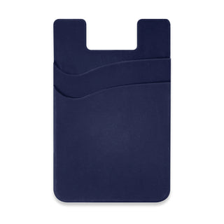 Agogo Dual Silicone Phone Wallet - Full Colour (Navy)