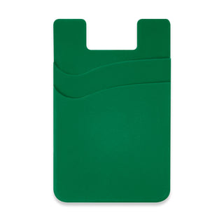 Agogo Dual Silicone Phone Wallet - Full Colour (Dark Green)