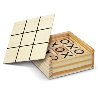 Pine Tic Tac Toe Game (Natural) — Internal
