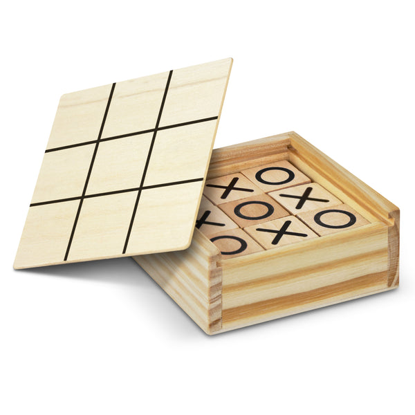 Pine Tic Tac Toe Game (Natural)