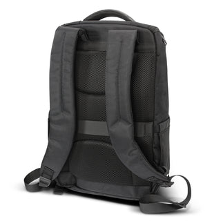 Swiss Peak Voyager Laptop Backpack (Black) — Back