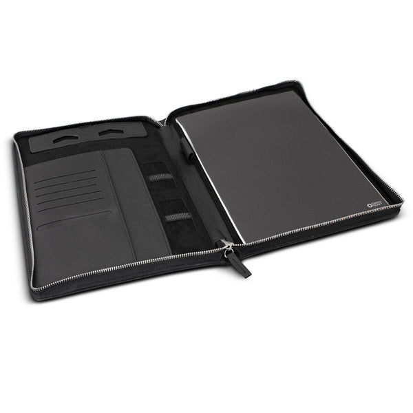 Swiss Peak Heritage A4 Portfolio with Zipper (Black)