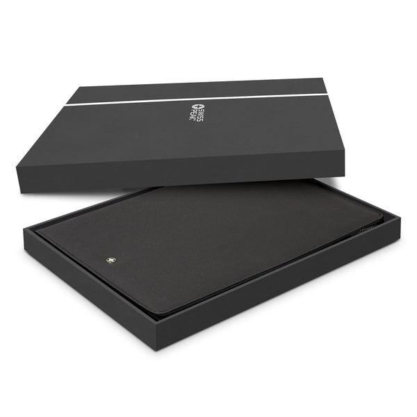 Swiss Peak Heritage A4 Portfolio with Zipper (Black)
