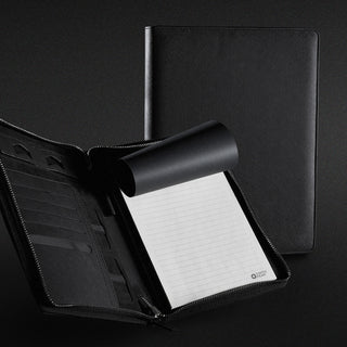 Swiss Peak Heritage A5 Portfolio with Zipper (Black) — Feature