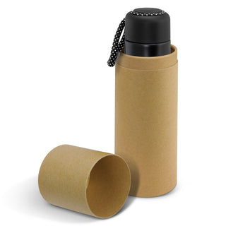 Fjord Vacuum Bottle (Black) — Natural Gift Tube
