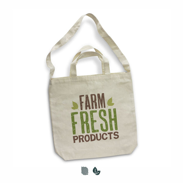 Harbour Cotton Shoulder Tote Bag (Natural)