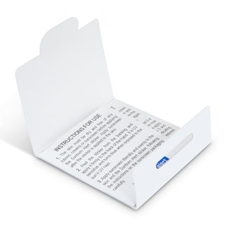 Solar Alert Stickers (White) — Sides