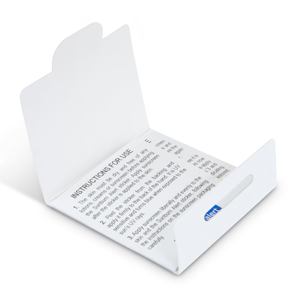 Solar Alert Stickers (White)