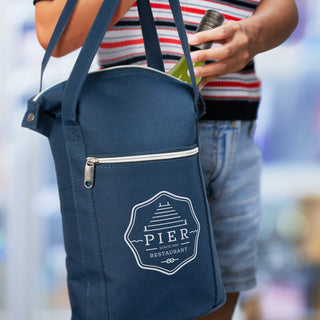 Printwear Provence Wine Cooler Bag (Navy)