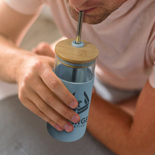 Kauri Glass Tumbler (Yellow) — Feature