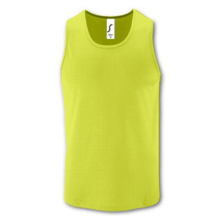 SOLS Sporty Mens Tank Top (Apple Green)