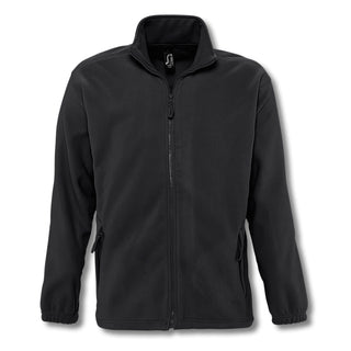 SOLS North Men's Fleece Jacket (Charcoal Grey)