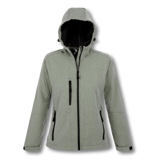 SOLS Replay Women's Softshell Jacket (Grey Melange)