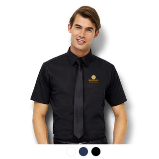 SOLS Broadway Short Sleeve Shirt (Black)