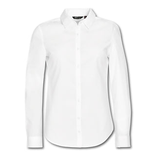 SOLS Blake Women's Long Sleeve Shirt (White)