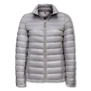 SOLS Wilson Women's Puffer Jacket (Silver)