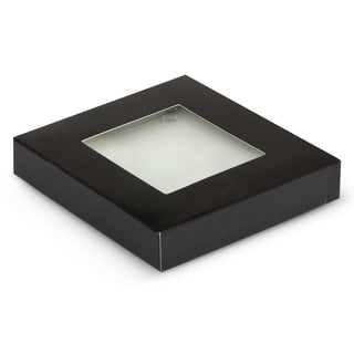 Crystal Glass Coaster - Set of 2 - Square - Full Colour (Clear) — Gift Box