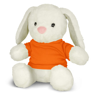 Cuddle Plush Toy (T-Shirt: White) — Orange