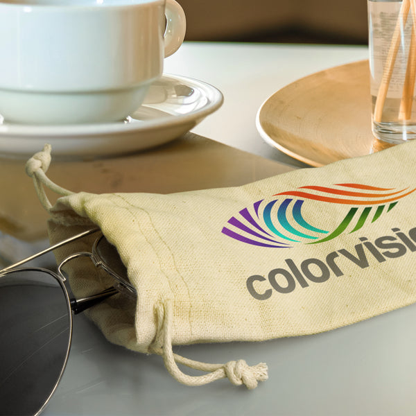 Linen Sunglass Pouch (Natural)