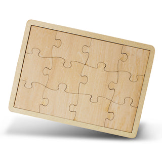 Agogo Wooden 12 Piece Puzzle (Natural)