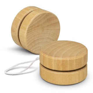 Agogo Jester Wooden Yoyo (Natural)