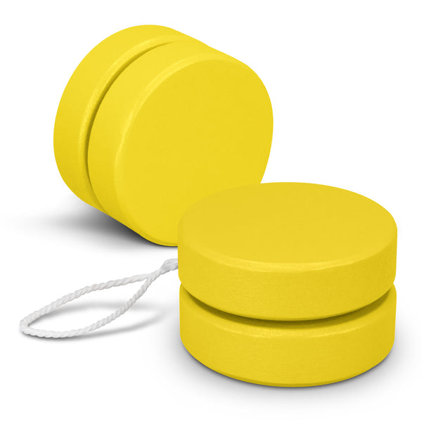 Spin Wooden Yoyo (Yellow)