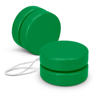 Agogo Jester Wooden Yoyo (Kelly Green)