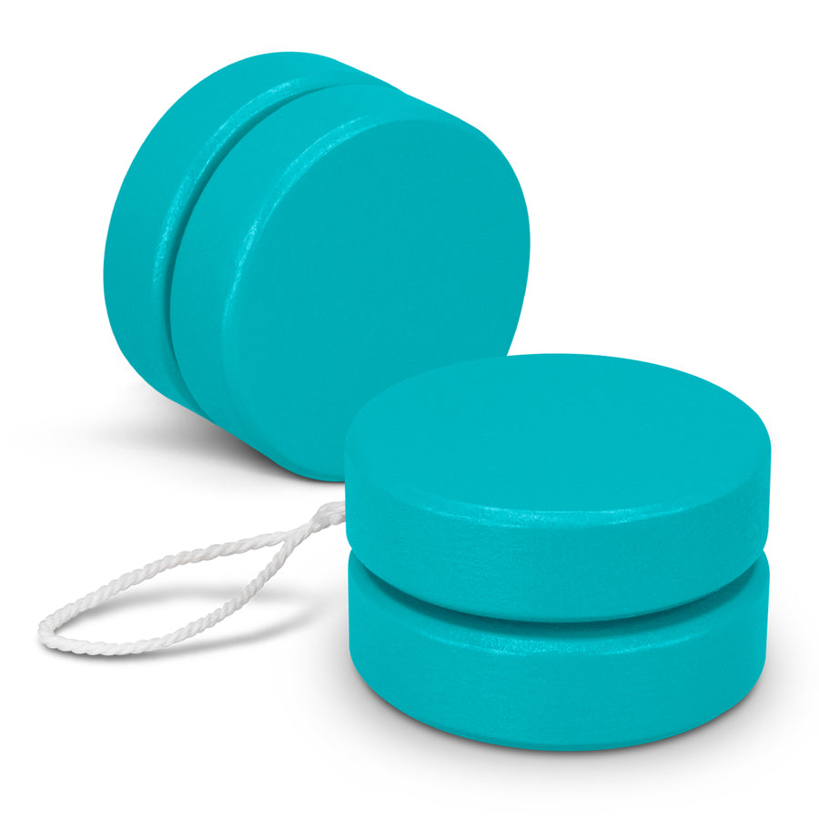 Spin Wooden Yoyo (Light Blue)
