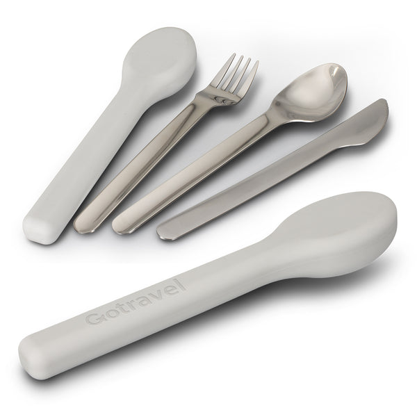 Voyage Travel Cutlery Set (Grey)