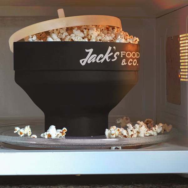 Hearth Microwave Popcorn Popper (Black)