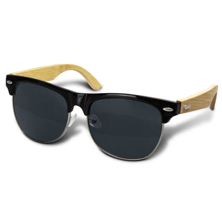 Agogo Maverick Sunglasses - Bamboo (Black)