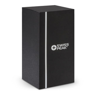 Swiss Peak Stealth Vacuum Mug (Black) — Gift Box