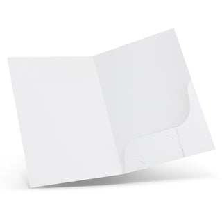Folio A4 Presentation Folder (White) — Internal