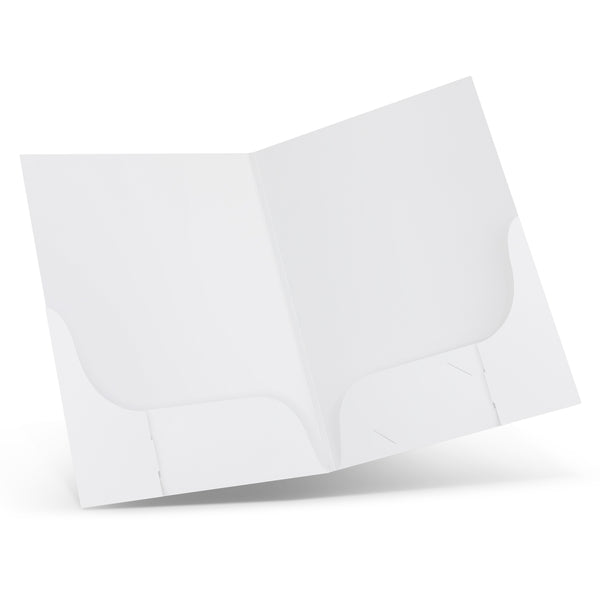 Atlas A4 Presentation Folder with Twin Pockets (White)