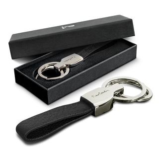 Pierre Cardin Belfort Key Ring (Black)