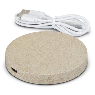 Agogo Alias Wireless Charger - Round (Natural)