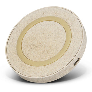 Vector Wireless Charger - Round (Natural) — Detail
