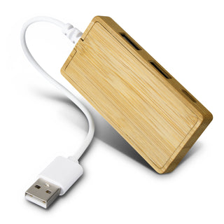 Agogo Bamboo USB Hub (Natural)