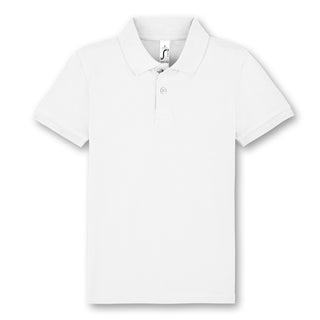 SOLS Perfect Kids Polo T-shirt (White)