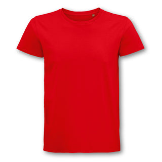 SOLS Pioneer Mens Organic T-Shirt (Red)